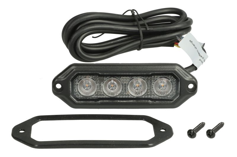 Girofar LED portocaliu 109x38 mm