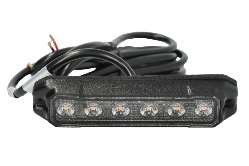 Girofar LED portocaliu 113x28 mm