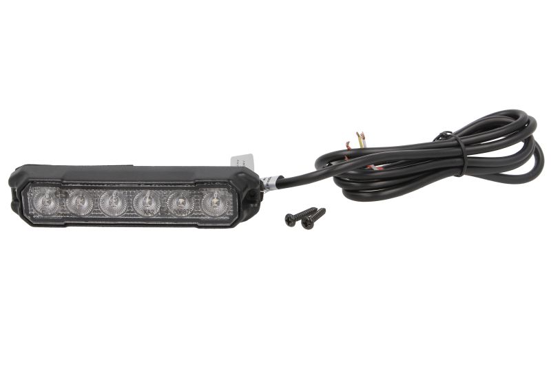 Girofar LED portocaliu 128x28 mm