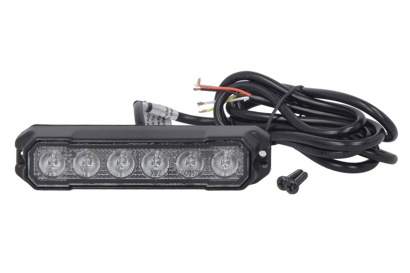 Girofar LED albastru 128x28 mm