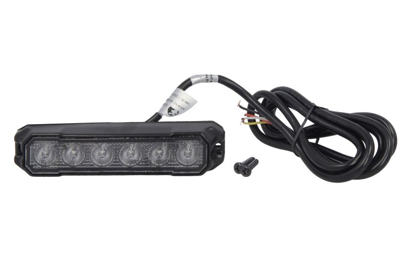 Girofar LED rosu 128x28 mm