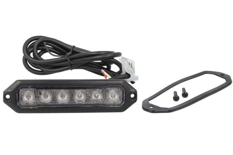 Girofar LED portocaliu 139x38 mm
