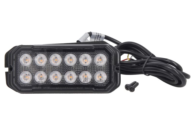 Girofar LED 140 mm portocaliu 12V