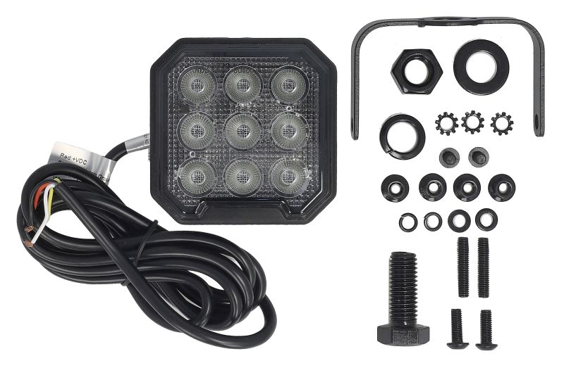 Girofar LED 87x121 mm albastru 12V