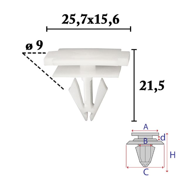 Clips, acoperire decorativa si protectie
