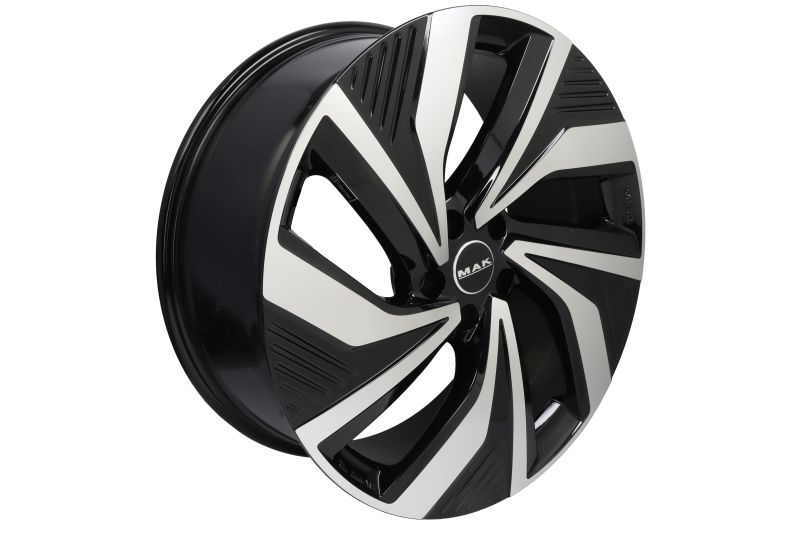 Janta aliaj 8x20 inch ET 57,1 mm aluminiu oglinda neagra