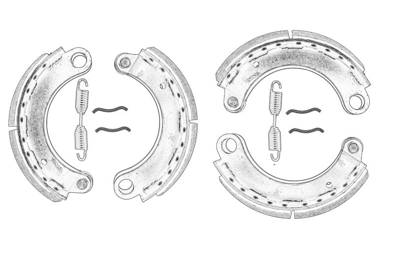 Set saboti frana 150 mm 355 mm S 3515