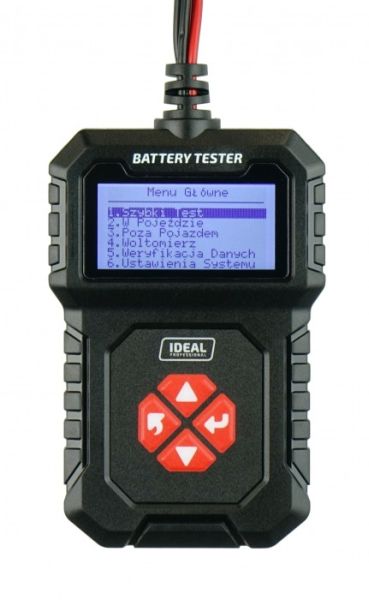 Tester baterie digital 12V cabluri 600 mm