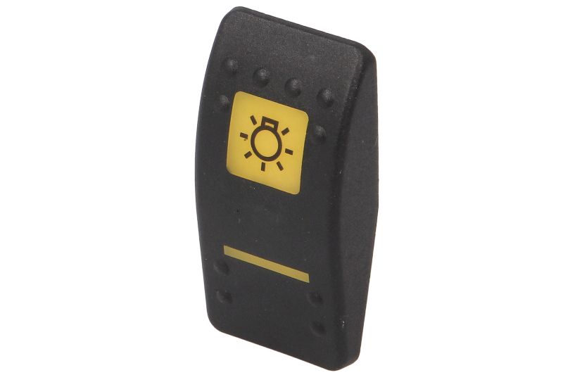 Comutator lumini interioare negru galben