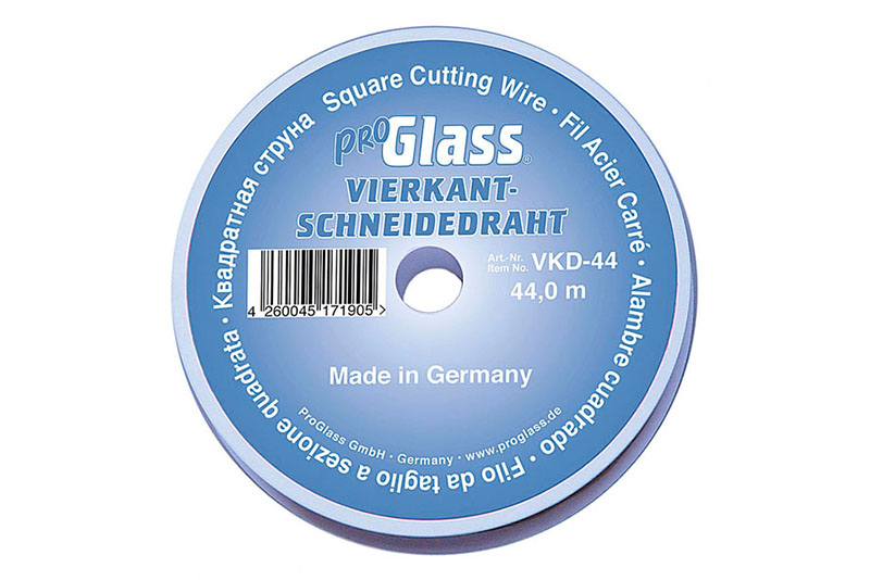 Sarma taiat parbriz 44 m 0,6 mm otel argintiu