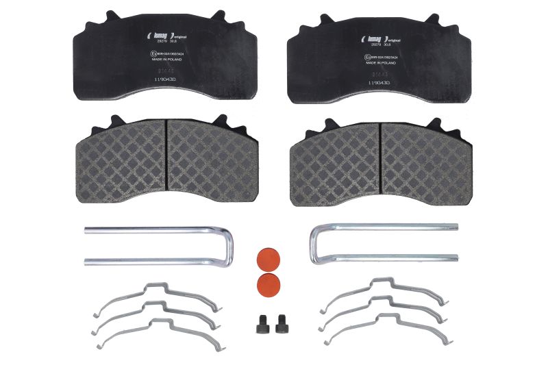 Set placute frana fata 217x107.6x30.5 mm