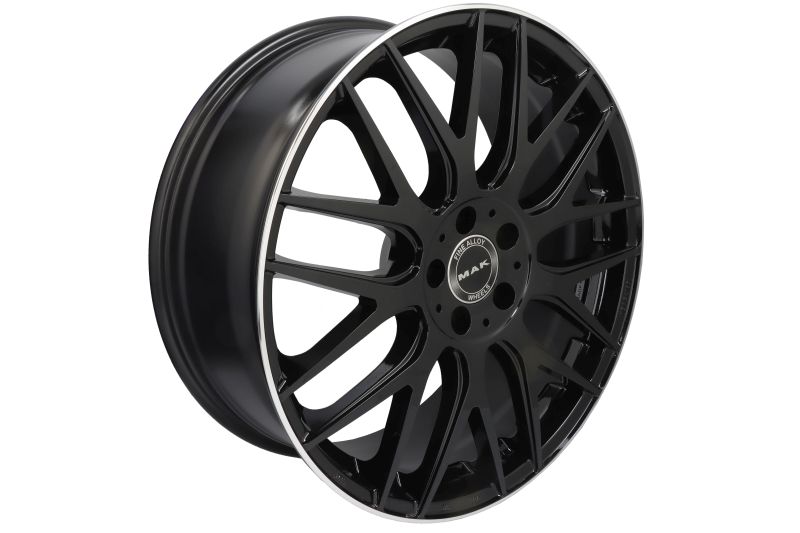 Janta aliaj 8.0x20.0 inch 66,6 mm Inel negru lucios cu oglinda