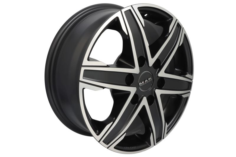 Janta aliaj 6.5x16 inch aluminiu negru gheață