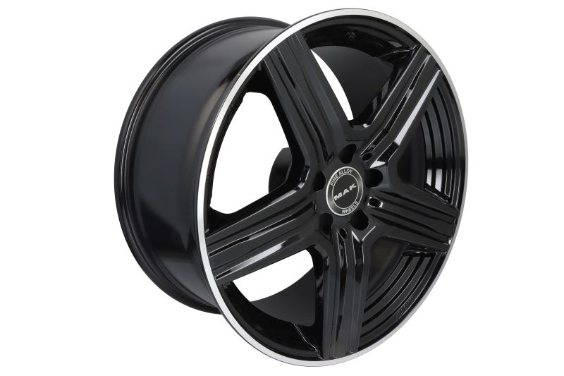 Janta aliaj 9.0x19 inch aluminiu inel negru lucios