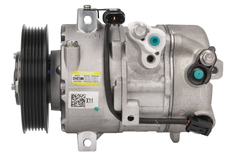 Compresor climatizare DVE18 R134a 12V 117 mm