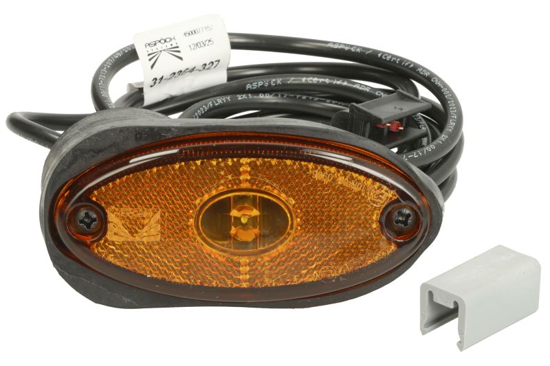Lumina de clarificare LED 24V portocaliu cablu 2000 mm 102x46 mm