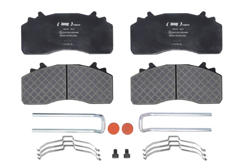 Set placute frana fata 220.5x30.0 mm