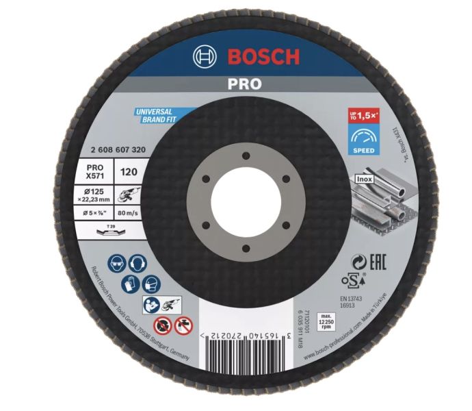 Disc abraziv polizor unghiular 115x22,23 mm metal 10 buc
