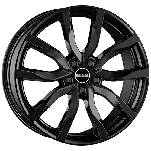 Janta aliaj 8.5x20 inch 63,4 mm negru lucios