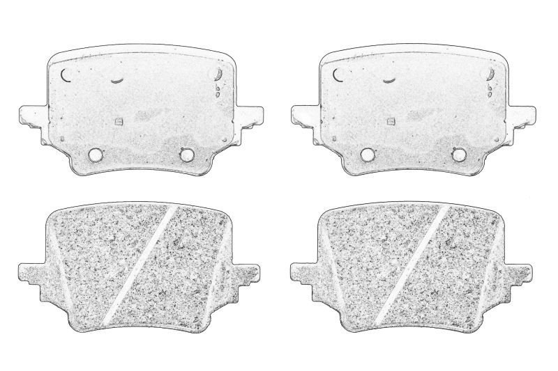 Set placute frana spate 102.3x55.7x17.4 mm