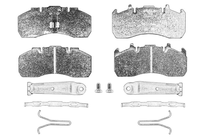 Set placute frana spate
