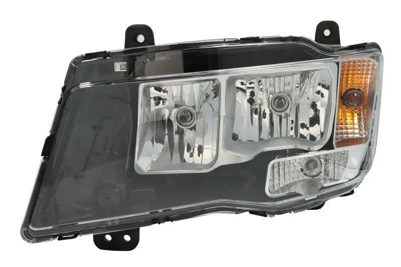 Far fata halogen electric cu soclu bec semnalizator transparent