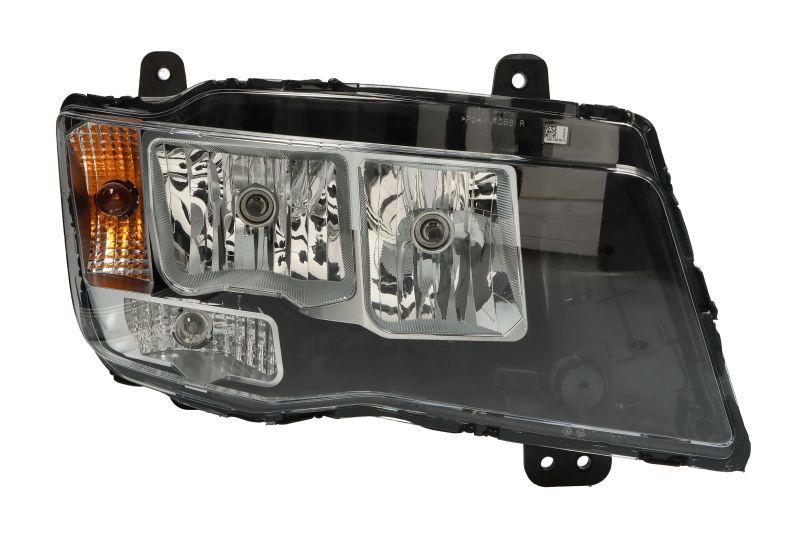 Far fata halogen electric cu soclu bec semnalizator transparent