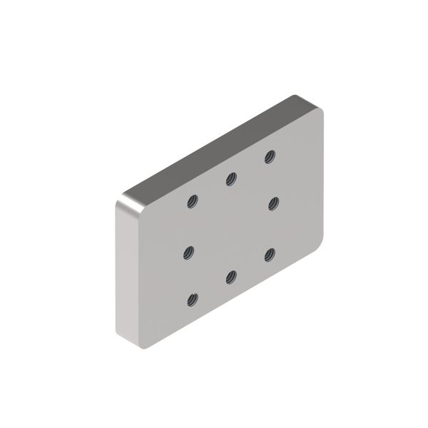Hitch fixare plate