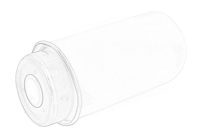 Filtru combustibil element filtrant 44x55x176 mm