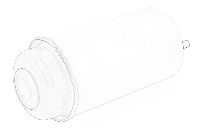 Filtru combustibil insurubat 84x197 mm