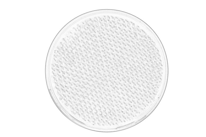 Reflector spate rosu