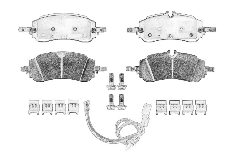 Set placute frana spate