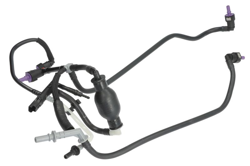 Furtun combustibil plastic negru
