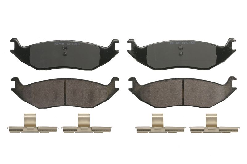 Set placute frana spate 166.0x49.5x16.8 mm