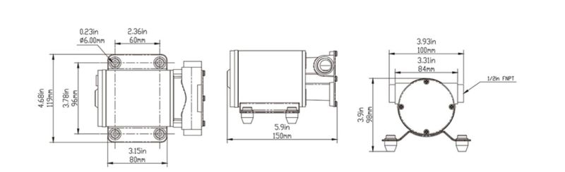 Sensor pompa electrica