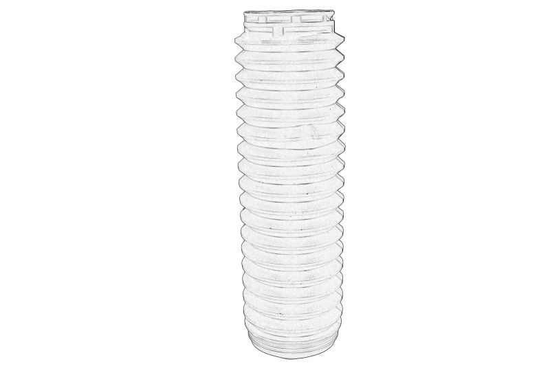 Capac protectie/burduf amortizor fata