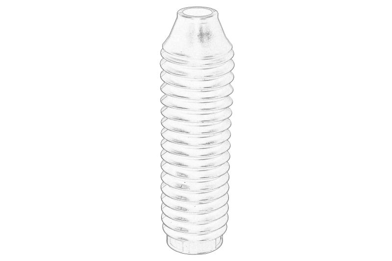 Capac protectie/burduf amortizor fata