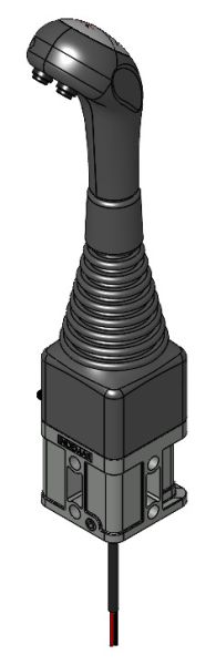 Hydraulic distributor joystick