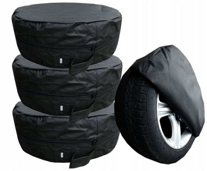 Capac roata negru 72 cm 26 cm set 4 bucati
