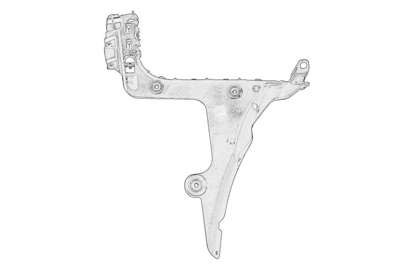 Suport bara spate stanga (exterior, plastic) original
