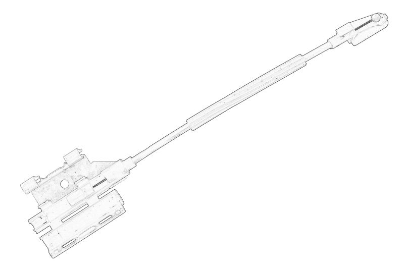Cablu deschidere capota motor ((en) lock tie rod) original