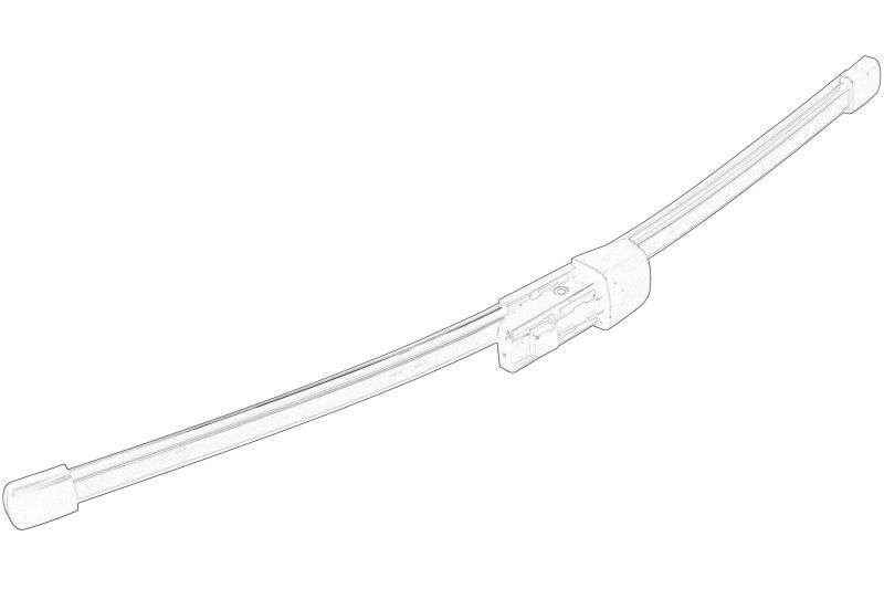 Lama stergatoare Plat Spate (1buc) 300mm originala 
