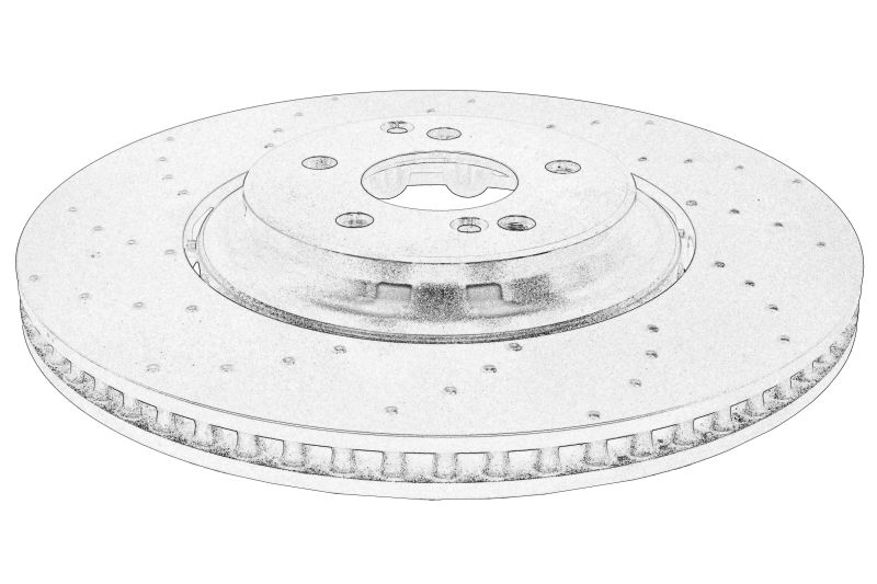 Disc frana spate dreapta/stanga original
