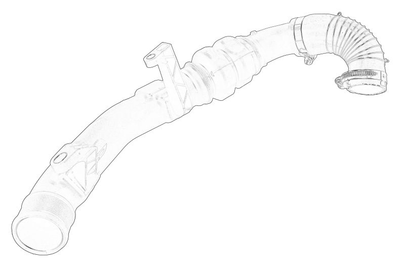 Tub de incarcare aer ((en) from connecting pipe to turbocharger) original