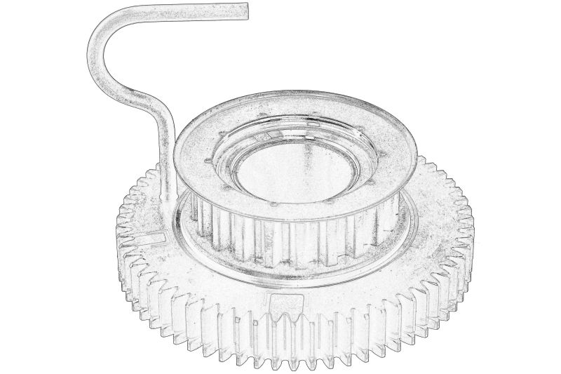 Roata dintata/pinion ax cu came originala 