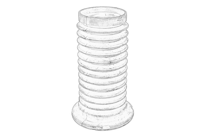 Burduf protectie amortizor, fata, dreapta/stanga original