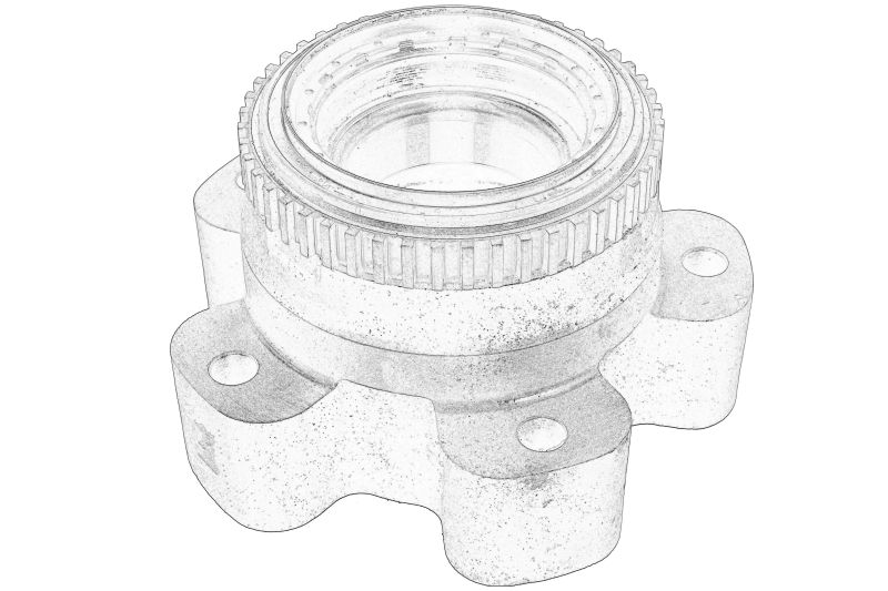 R butuc roata fata (M14x1,25) original 