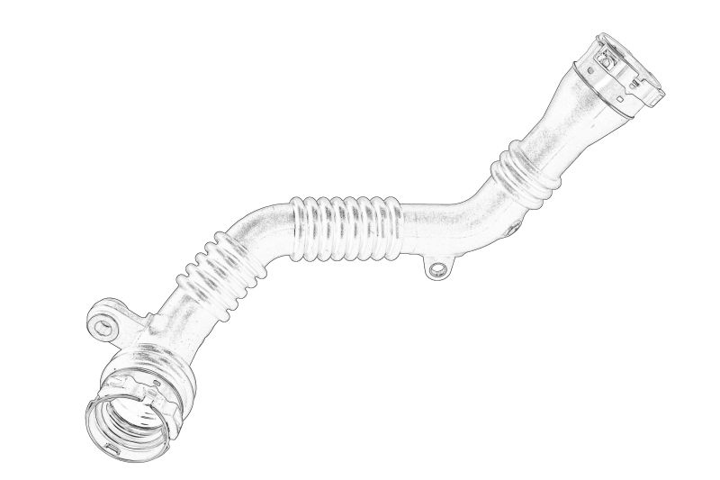 Furtun intercooler dreapta (cu senzor) original