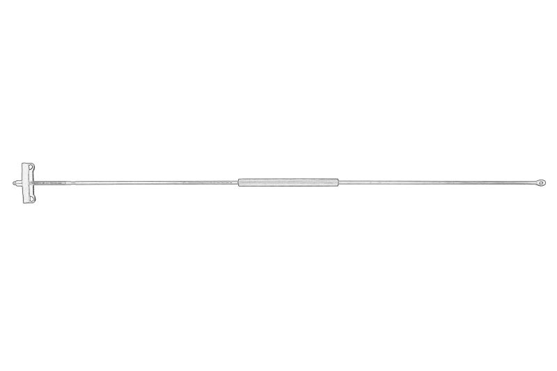 Cablu frana de mana Mijloc Dreapta (1255mm, tip frana: disc) original
