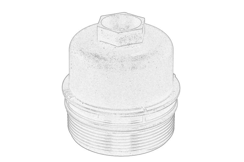 Capacul carcasei filtrului de ulei original